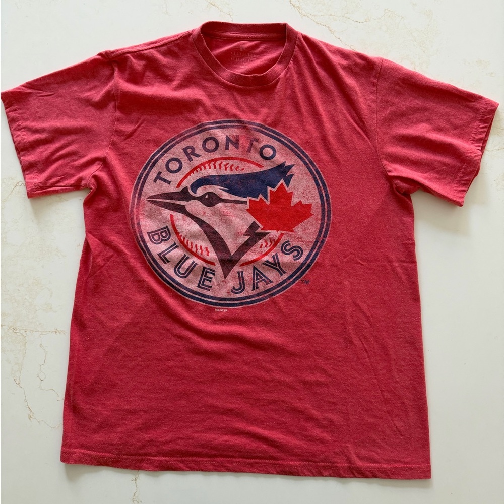 Toronto Blue Jays faded Red Short Sleeve Tee